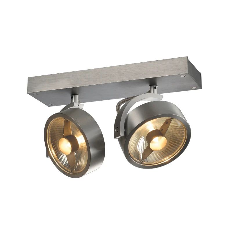 SLV LED Plafondlamp | 2X GU10 Max 75W | IP20 Dimbaar | KALU