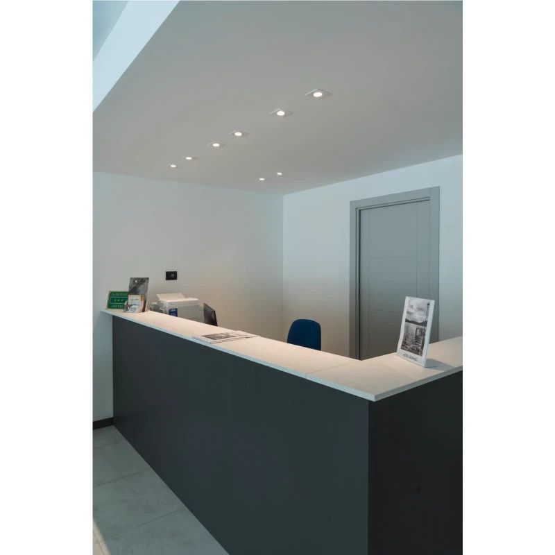 SLV LED Inbouwarmatuur Vierkant | 1X GU10 Max 50W IP20 | Dimbaar | NEW TRIA