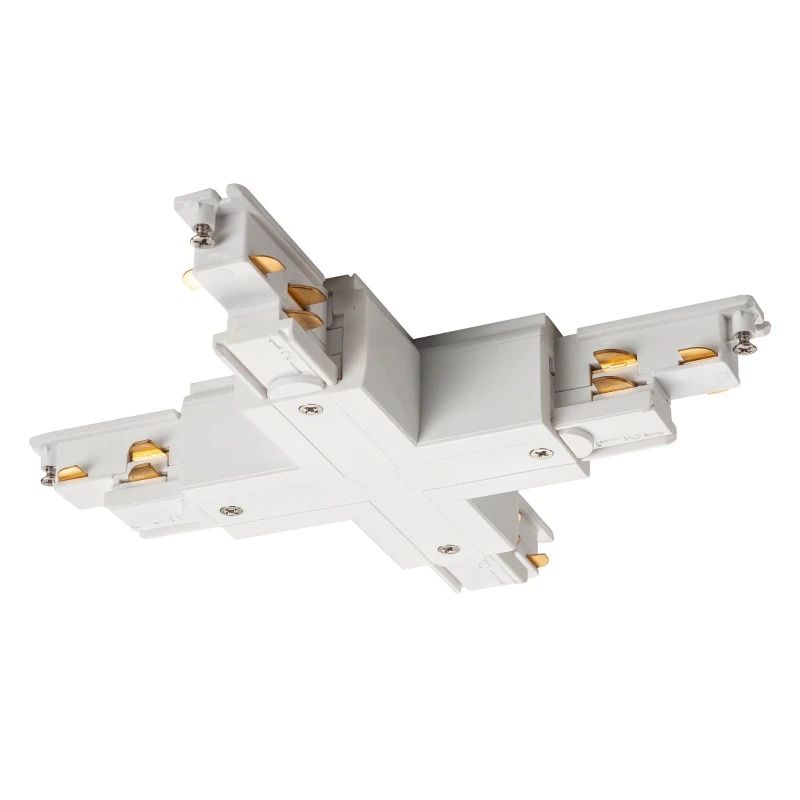 SLV Onderdeel | S-TRACK X-verbinder, DALI, PHASE, wit | S-TRACK SYSTEM