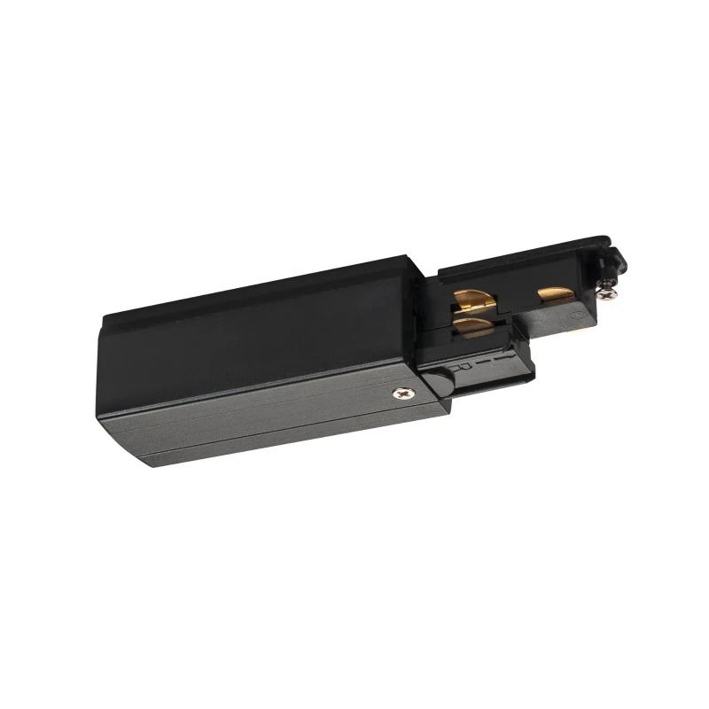 SLV Onderdeel | S-TRACK voeding, links, DALI, PHASE, zwart | S-TRACK SYSTEM