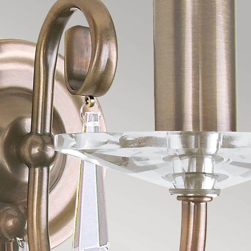 Elstead Lighting LED Wandlamp Aegean | 1X E14 Max 60W | Aged Brass