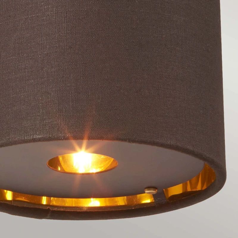 Elstead Lighting LED Wandlamp Balance | 1X E27 Max 40W | Brown/Polished Brass