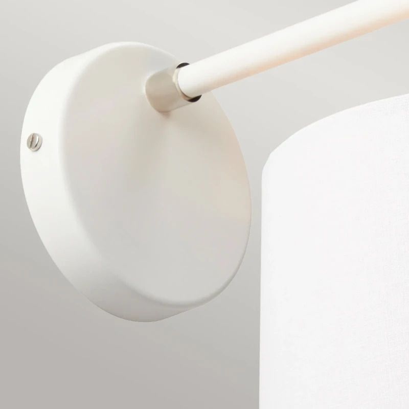 Elstead Lighting LED Wandlamp Balance | 1X E27 Max 40W | White/Polished Nickel
