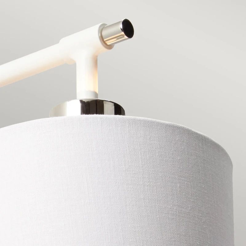 Elstead Lighting LED Wandlamp Balance | 1X E27 Max 40W | White/Polished Nickel