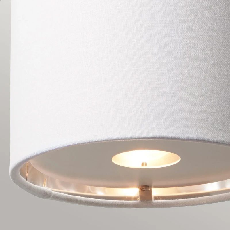 Elstead Lighting LED Wandlamp Balance | 1X E27 Max 40W | White/Polished Nickel