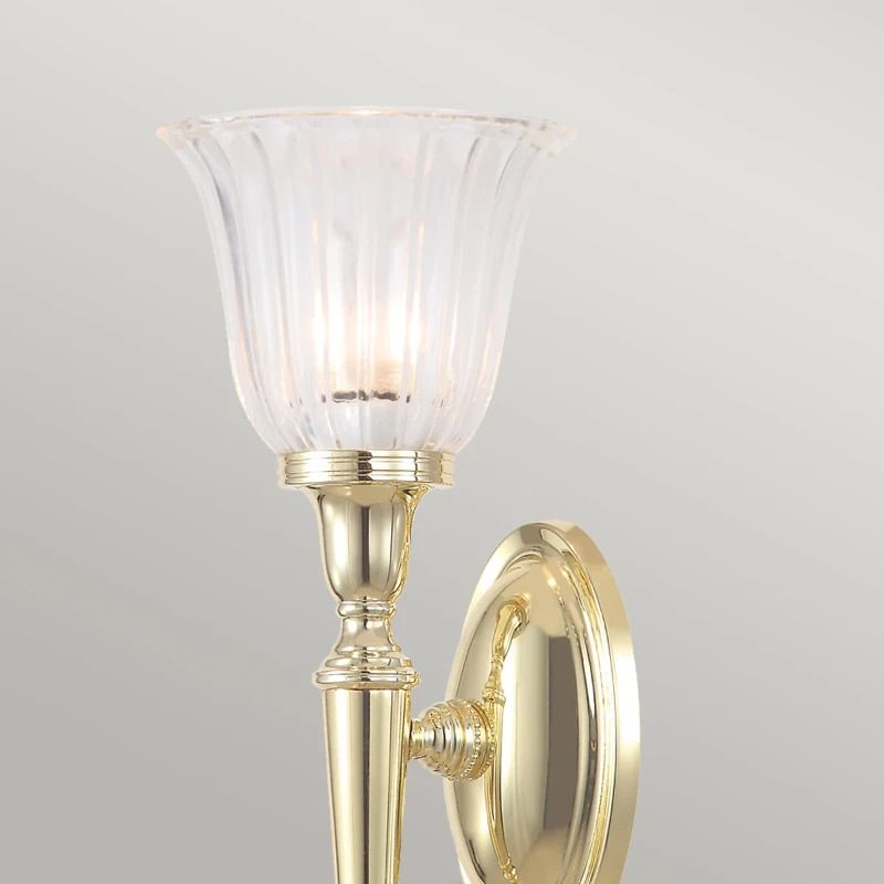 Elstead Lighting LED Badkamerarmatuur Dryden | 3W 3000K 300Lm 830 | IP44 | Dimbaar | Polished Brass