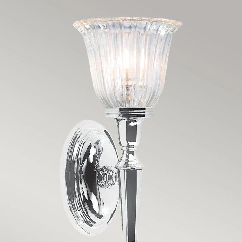 Elstead Lighting LED Badkamerarmatuur Dryden | 3W 3000K 300Lm 830 | IP44 | Dimbaar | Polished Chrome