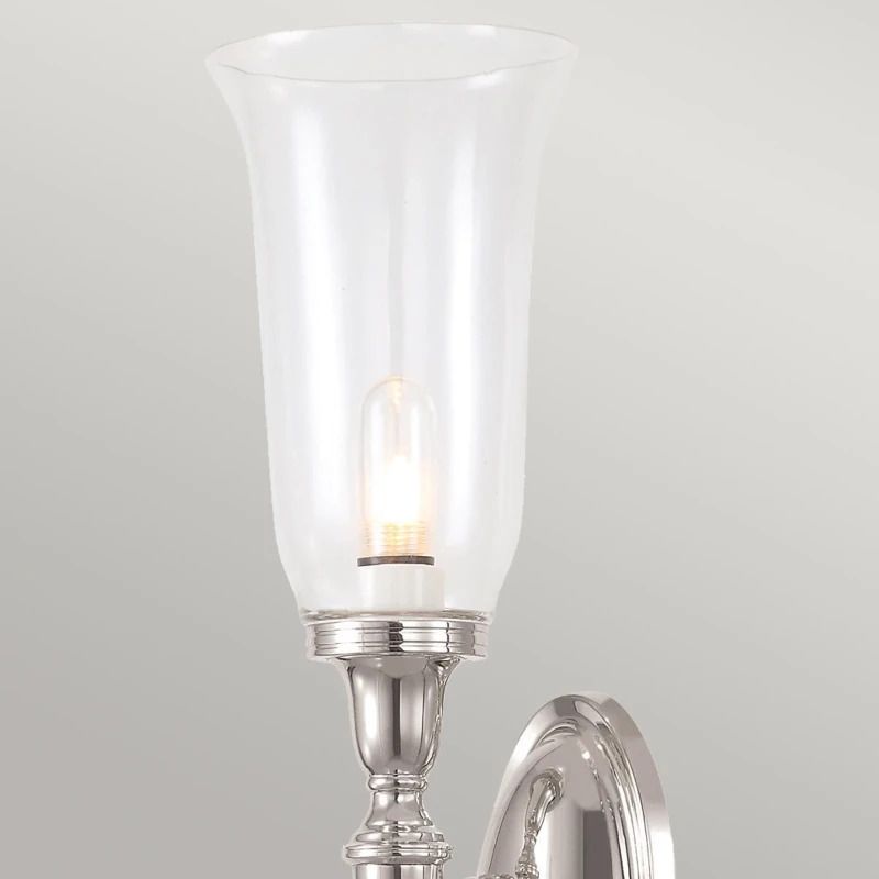 Elstead Lighting LED Badkamerarmatuur Dryden | 3W 3000K 300Lm 830 | IP44 | Dimbaar | Polished Nickel