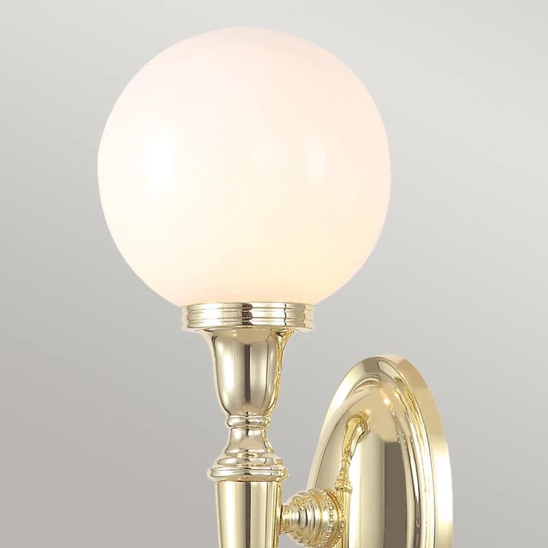 Elstead Lighting LED Badkamerarmatuur Dryden | 3W 3000K 300Lm 830 | IP44 | Dimbaar | Polished Brass