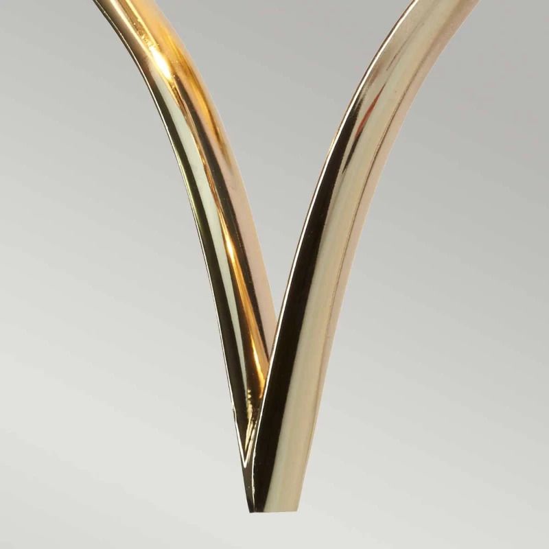 Elstead Lighting LED Badkamerarmatuur Falmouth | 3W 3000K 300Lm 830 | IP44 | French Gold/ White Shade