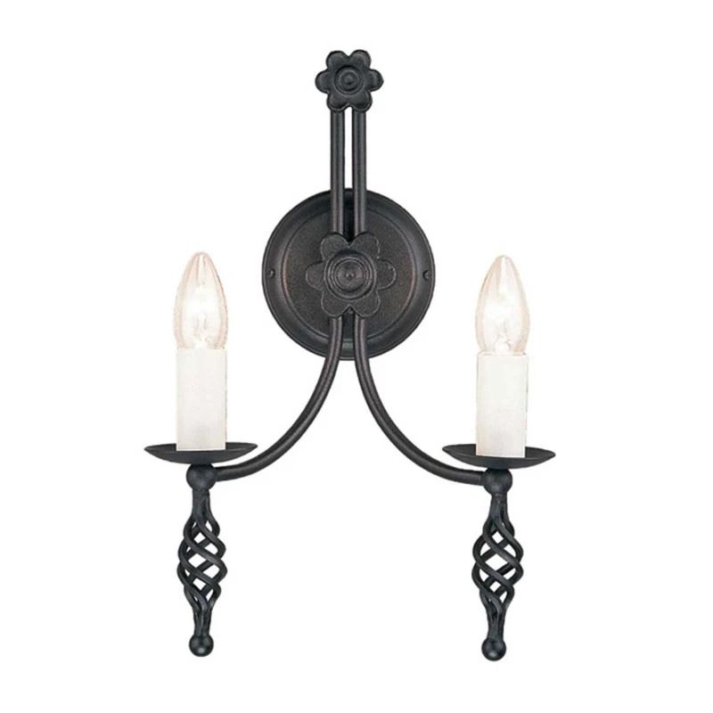 Elstead Lighting LED Wandlamp Belfry | 2X E14 Max 60W | Black