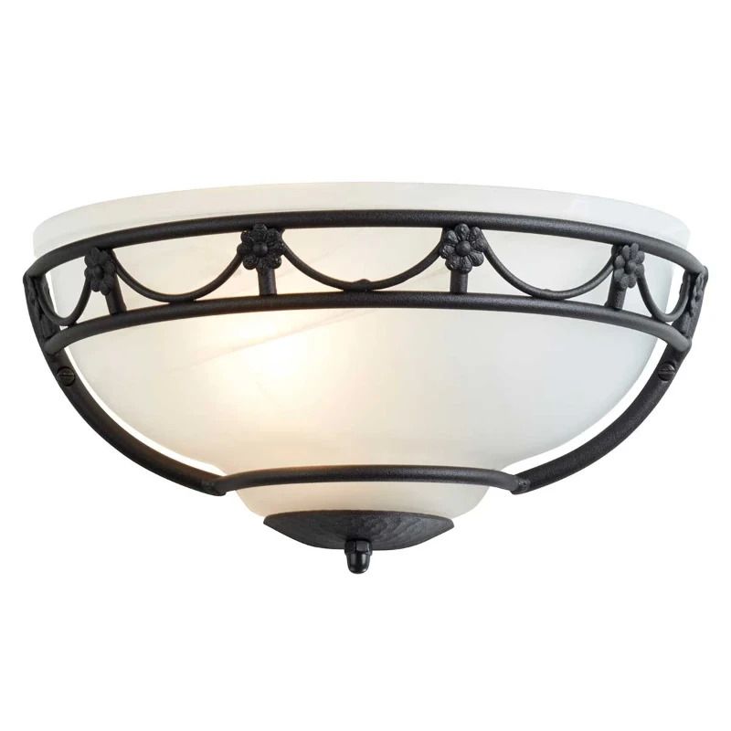 Elstead Lighting LED Wandlamp Carisbrooke | 1X E27 Max 60W | Black