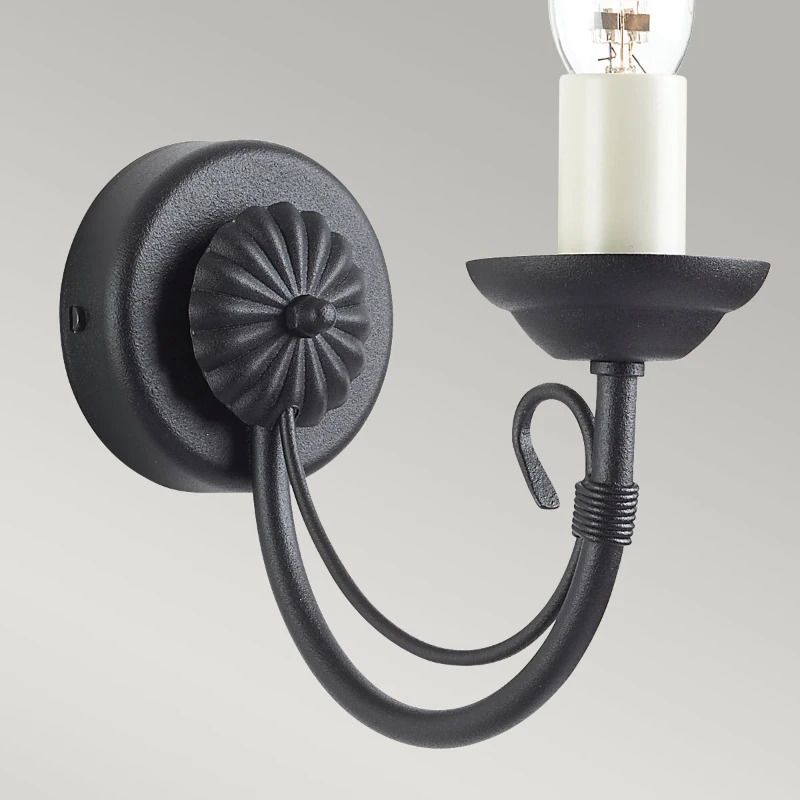Elstead Lighting LED Wandlamp Chartwell | 1X E14 Max 60W | Black