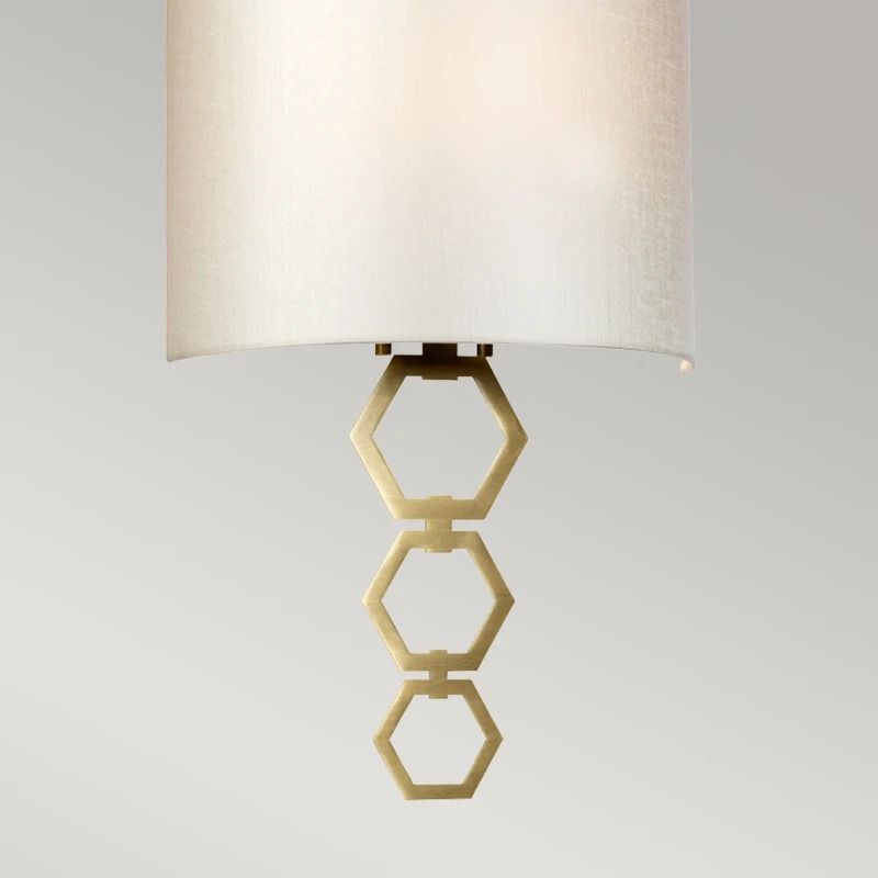 Elstead Lighting LED Wandlamp Clark | 1X E27 Max 60W | Aged Brass