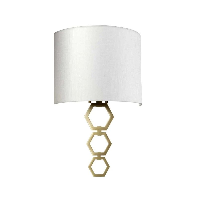 Elstead Lighting LED Wandlamp Clark | 1X E27 Max 60W | Aged Brass