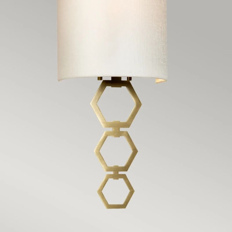 Elstead Lighting LED Wandlamp Clark | 1X E27 Max 60W | Aged Brass