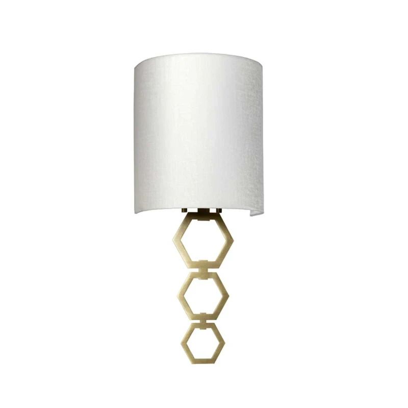 Elstead Lighting LED Wandlamp Clark | 1X E27 Max 60W | Aged Brass