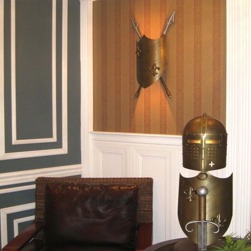 Elstead Lighting LED Wandlamp Crusader | 8W 3000K 560Lm 830 | Dimbaar | Burnished Bronze