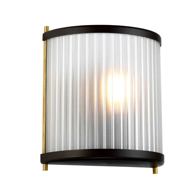 Elstead Lighting LED Wandlamp Corona | 1X E27 Max 60W | Museum Bronze Dark Brown Painted/ Aged Brass