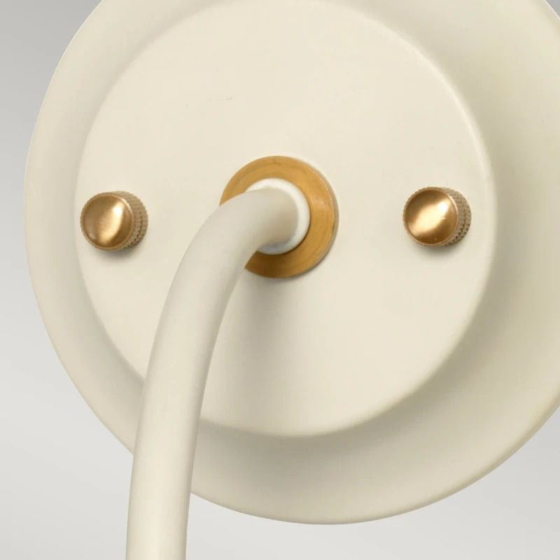 Elstead Lighting LED Wandlamp Cosmos | 1X E14 Max 8W | Cream Painted and Aged Brass