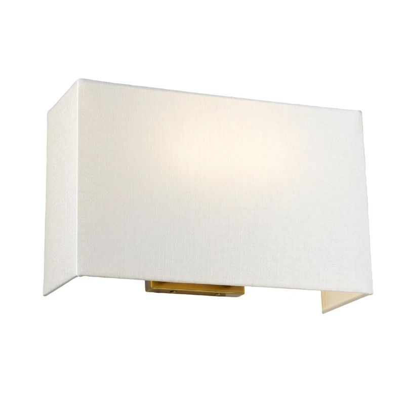 Designer's Lightbox LED Wandlamp Riley | 2X E27 Max 60W | Aged Brass