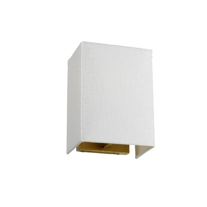 Designer's Lightbox LED Wandlamp Riley | 1X E27 Max 60W | Aged Brass