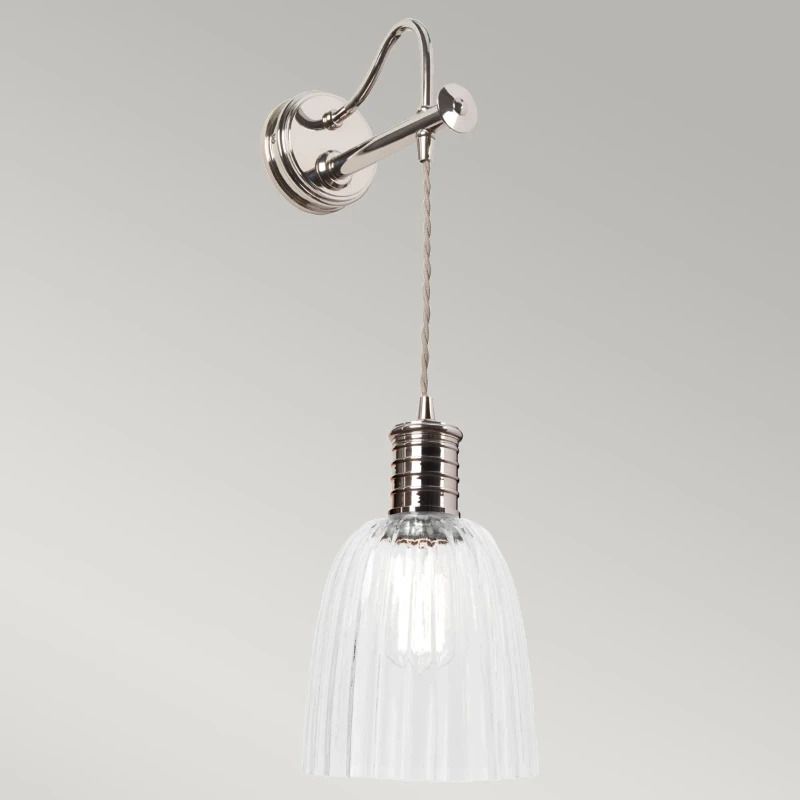 Elstead Lighting LED Wandlamp Douille | 1X E27 Max 60W | Polished Nickel