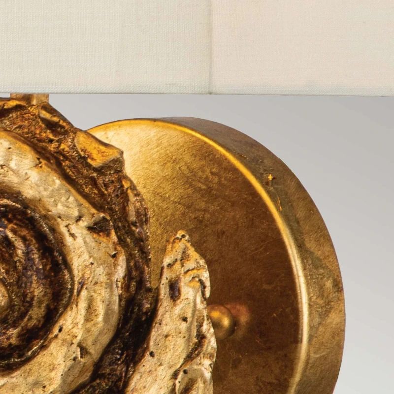 Flambeau LED Wandlamp Swirl | 1X E27 Max 60W | Gold Leaf