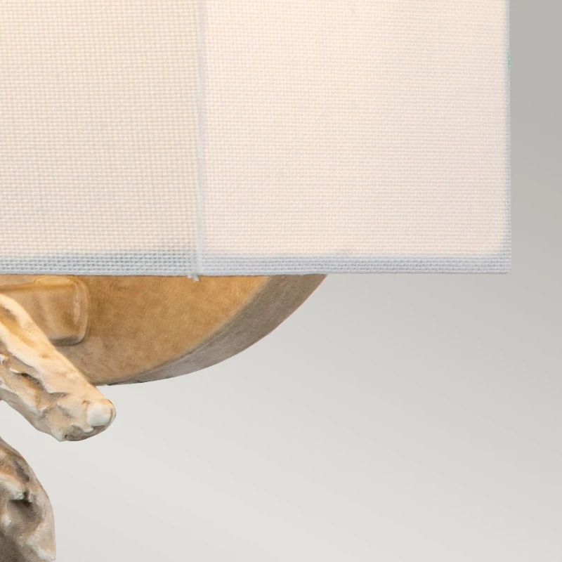 Flambeau LED Wandlamp Swirl | 1X E27 Max 60W | Bone White
