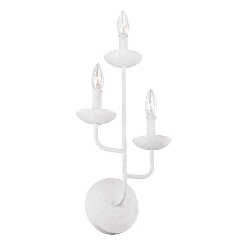 Feiss LED Wandlamp Annie | 3X E14 Max 40W | Textured Plaster White