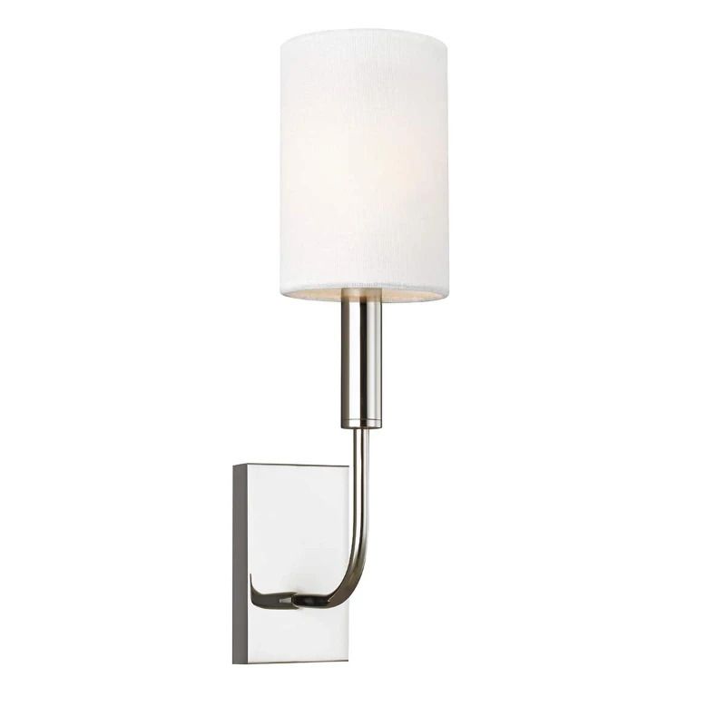 Feiss LED Wandlamp Brianna | 1X E14 Max 60W | Polished Nickel