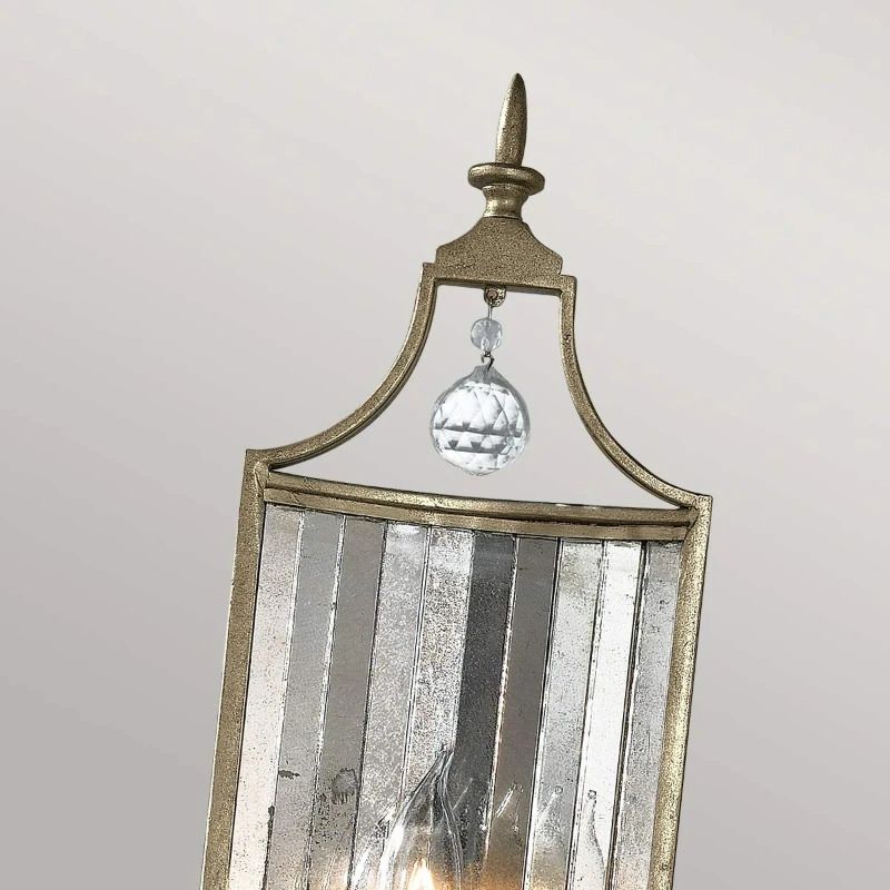 Feiss LED Wandlamp Gianna | 1X E14 Max 60W | Gilded Silver