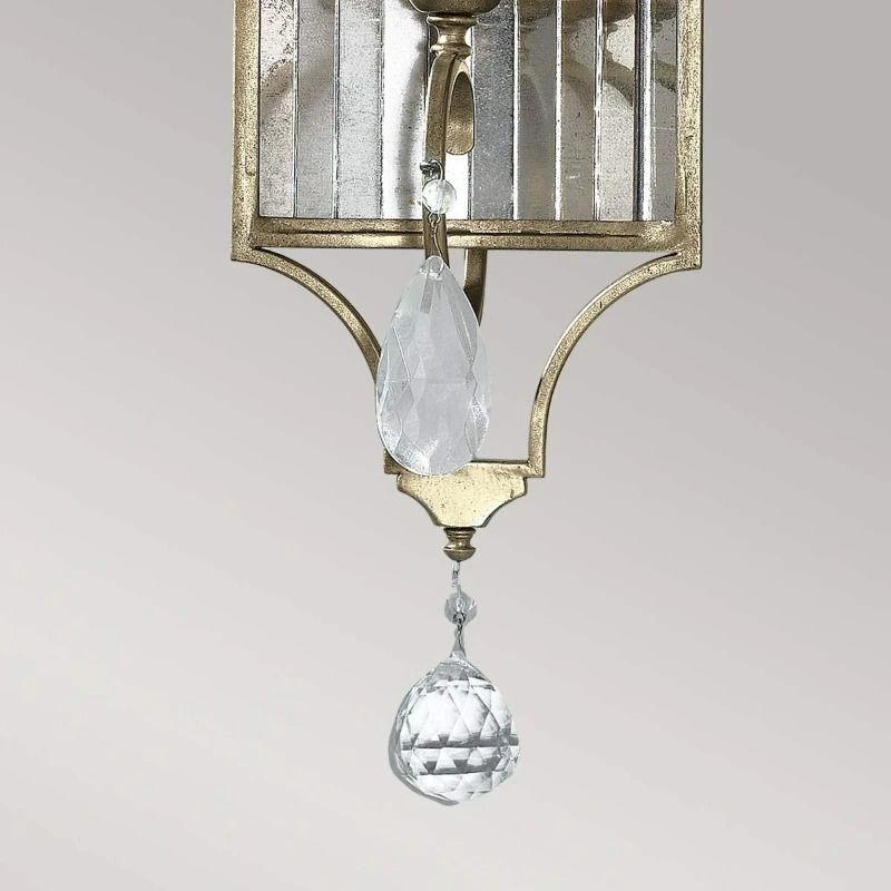 Feiss LED Wandlamp Gianna | 1X E14 Max 60W | Gilded Silver