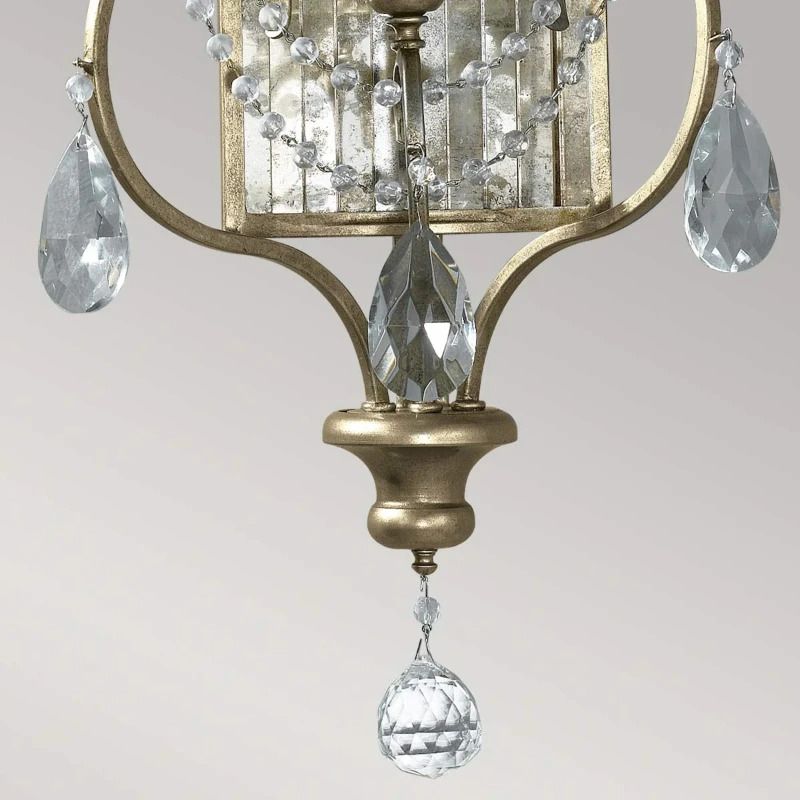 Feiss LED Wandlamp Gianna | 3X E14 Max 60W | Gilded Silver