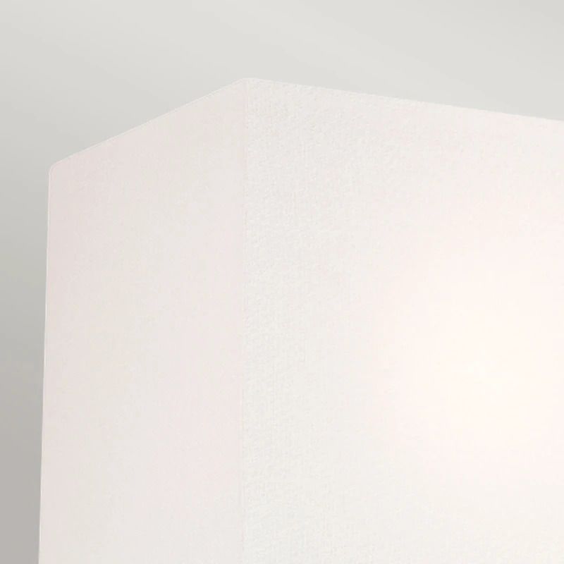 Feiss LED Wandlamp Indo | 1X E27 Max 60W | Aged Iron and off white cotton shade