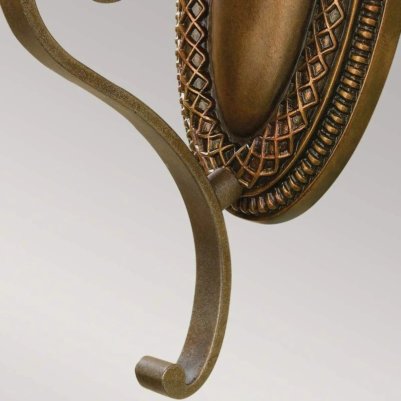 Feiss LED Wandlamp Kelham Hall | 1X E27 Max 60W | Firenze Gold/British Bronze