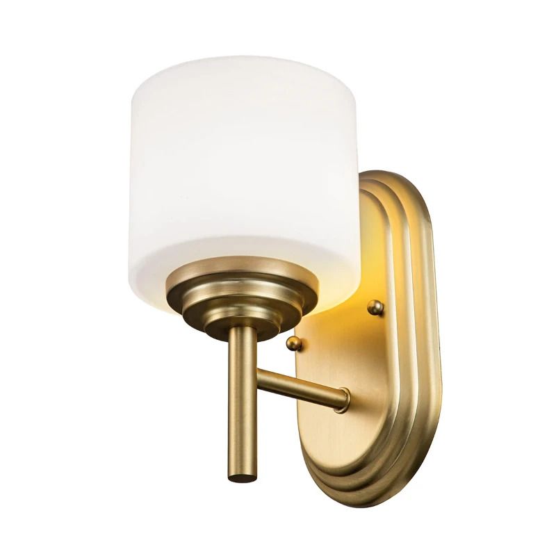 Feiss LED Badkamerarmatuur Malibu | 3W 3000K 300Lm 830 | IP44 | Dimbaar | Brushed Brass