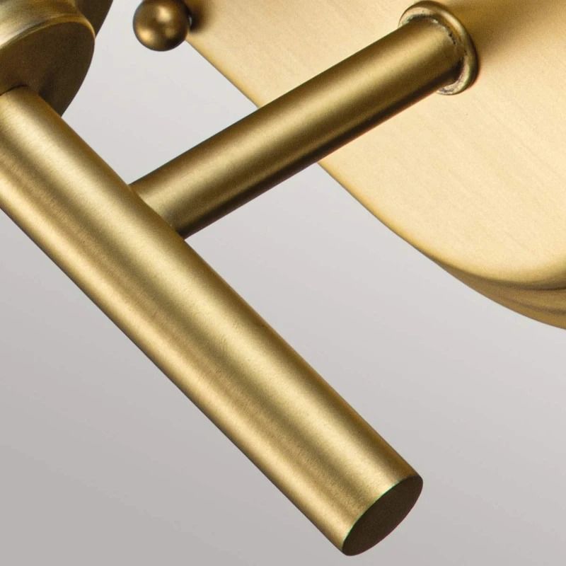 Feiss LED Badkamerarmatuur Malibu | 3W 3000K 300Lm 830 | IP44 | Dimbaar | Brushed Brass