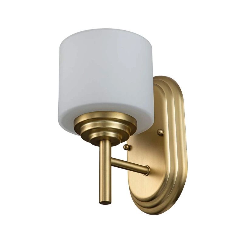 Feiss LED Badkamerarmatuur Malibu | 3W 3000K 300Lm 830 | IP44 | Dimbaar | Brushed Brass