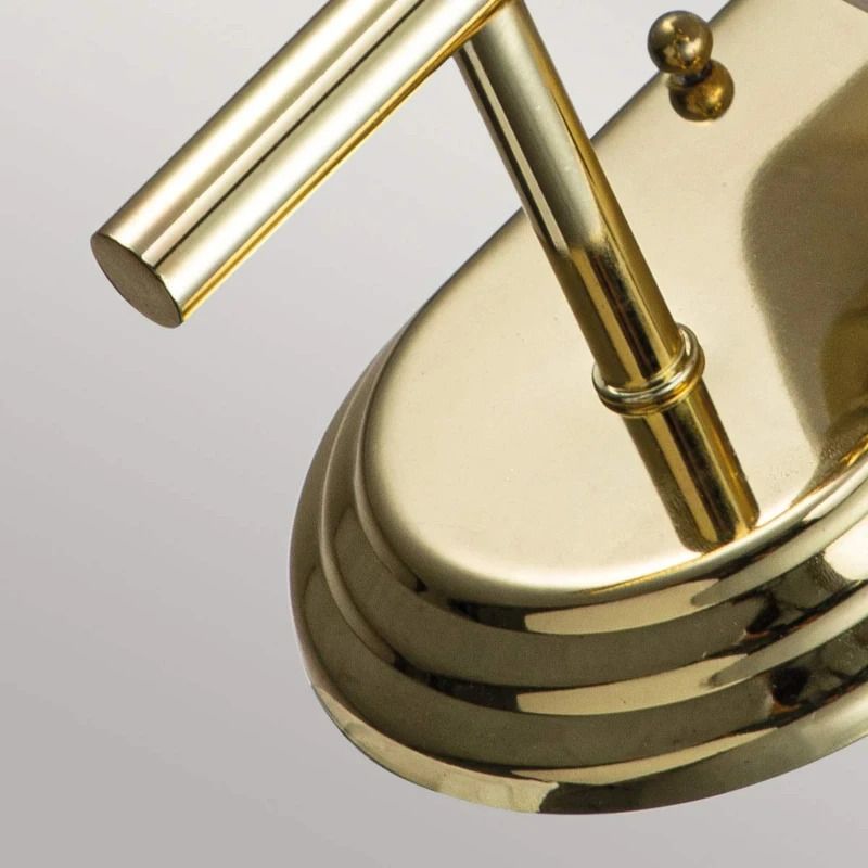 Feiss LED Badkamerarmatuur Malibu | 3W 3000K 300Lm 830 | IP44 | Dimbaar | Polished Brass