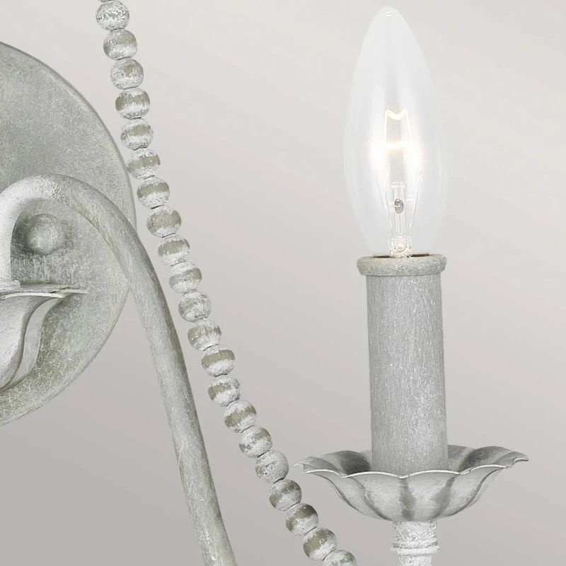 Feiss LED Wandlamp Maryville | 2X E14 Max 60W | Washed Grey