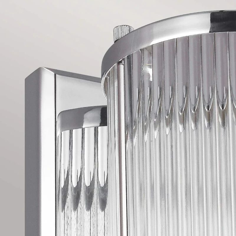 Feiss LED Wandlamp Paulson | 3W 3000K 300Lm 830 | IP44 | Dimbaar | Chrome