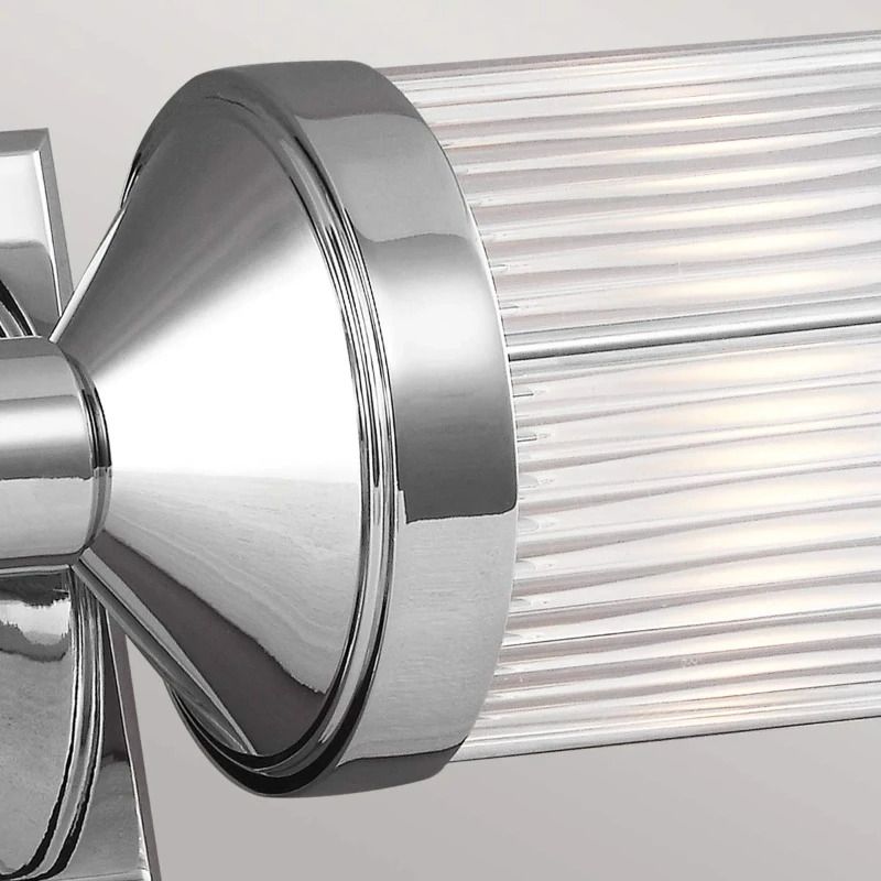 Feiss LED Wandlamp Paulson | 3W 3000K 300Lm 830 | IP44 | Dimbaar | Chrome