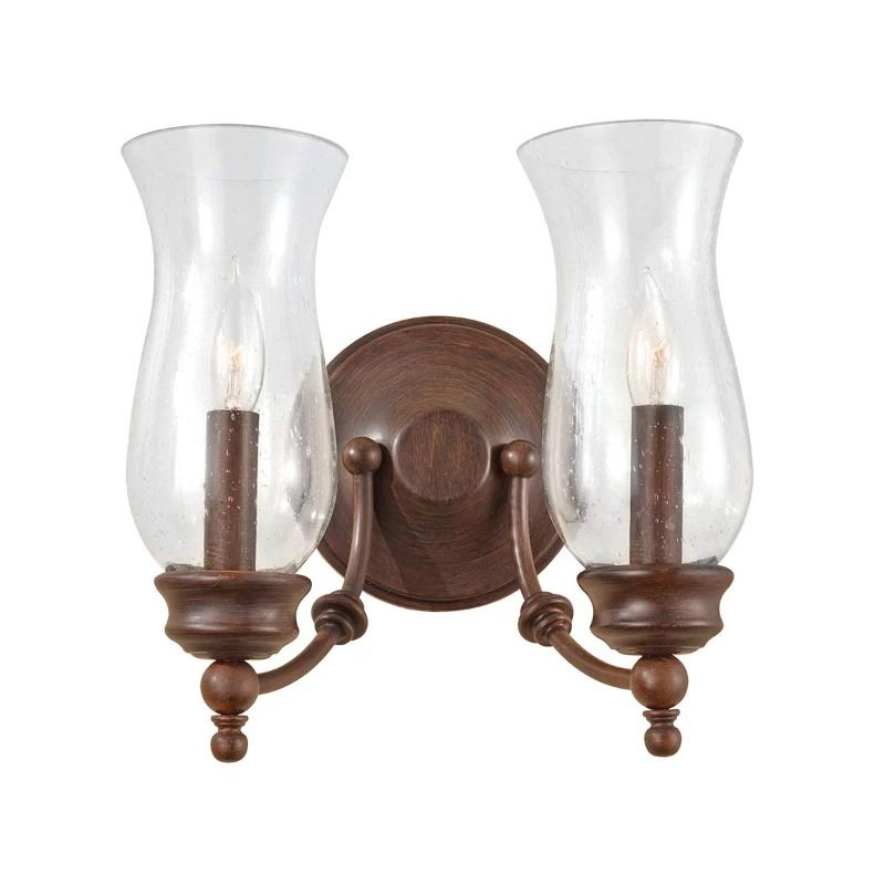 Feiss LED Wandlamp Pickering Lane | 2X E14 Max 40W | Heritage Bronze