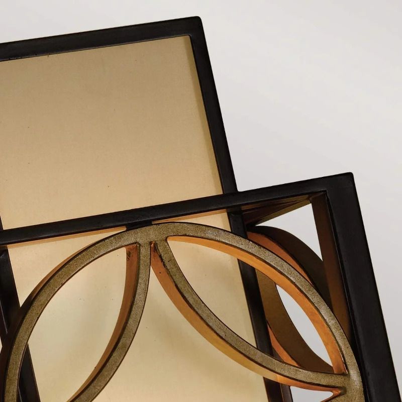Feiss LED Wandlamp Remy | 1X E14 Max 40W | Heritage Bronze/Parissiene Gold