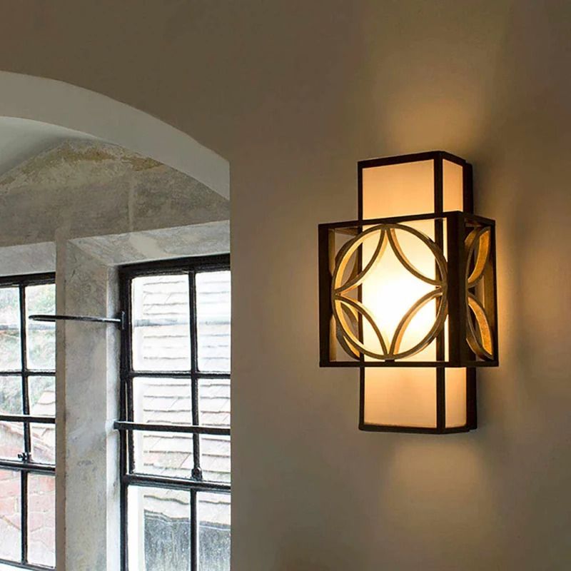 Feiss LED Wandlamp Remy | 1X E14 Max 40W | Heritage Bronze/Parissiene Gold