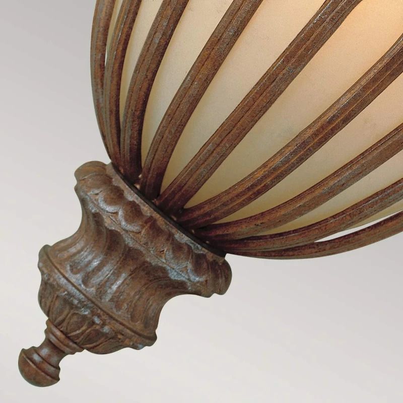 Feiss LED Wandlamp Stirling Castle | 1X E27 Max 60W | British Bronze
