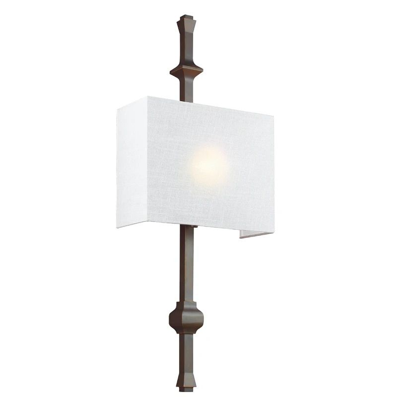 Feiss LED Wandlamp Teva | 1X E27 Max 60W | Antique Bronze