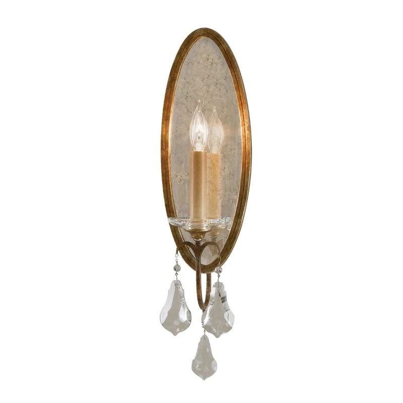 Feiss LED Wandlamp Valentina | 1X E14 Max 60W | Oxidized Bronze