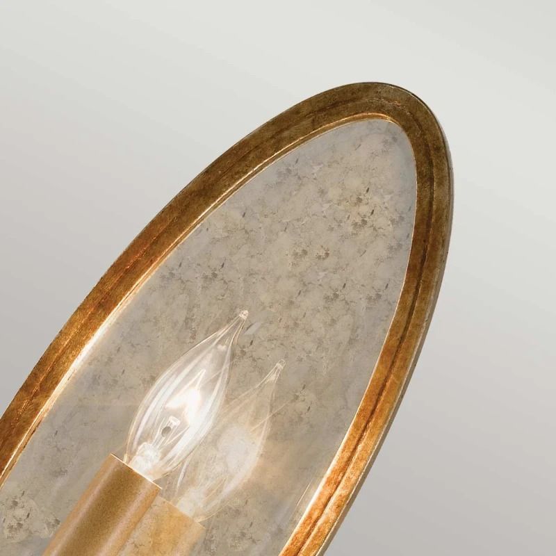 Feiss LED Wandlamp Valentina | 1X E14 Max 60W | Oxidized Bronze